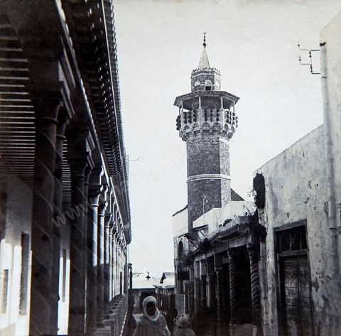 Mosquée dans la medina de Tunis - Carte postale ancienne Tunisie