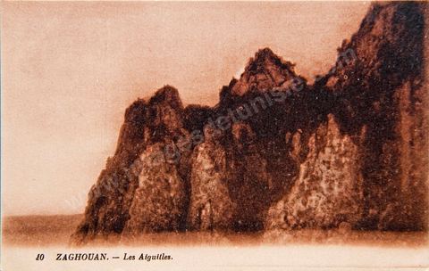 Les Aiguilles de Zaghouan 1922 - Carte postale ancienne Tunisie