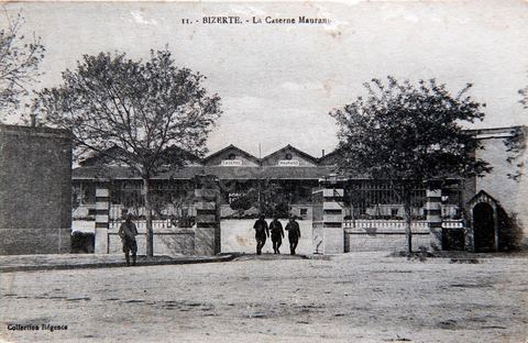 The Maurane Barracks - Bizerte - Vintage Postcard from Tunisia