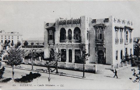 The Military Club - Bizerte - 1918 - Vintage Postcard from Tunisia