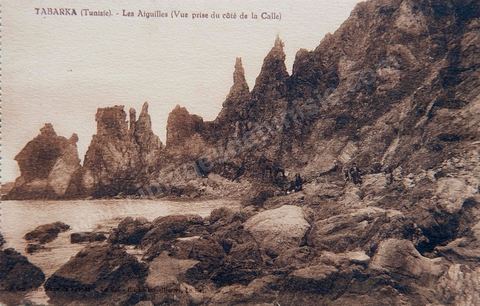 Tabarka - Les Aiguilles - Carte postale ancienne Tunisie