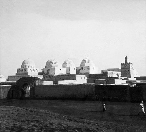 Mosquées des Sabres à Kairouan - Photo ancienne tirage papier original