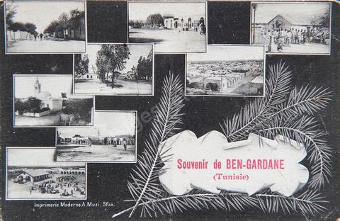 Ben-Gardane 1917- Carte postale ancienne Tunisie