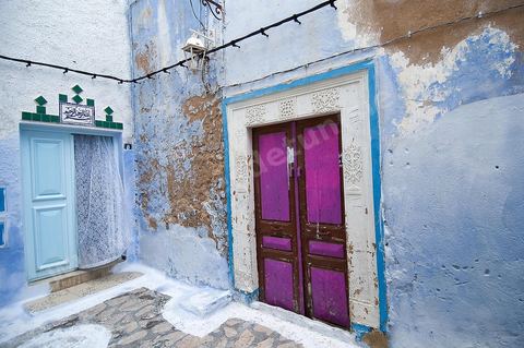Ruelles et portes de la medina de Hammamet