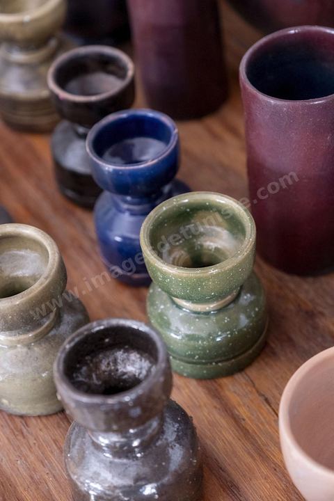 Atelier de poterie au village Ken
