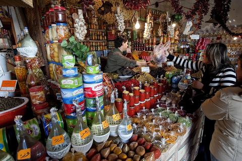 Boutique au Marché central de Nabeul