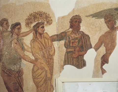 Noces de Bellerophon, IV S ap JC, Musee de Nabeul