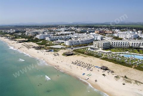 la zone touristique de Yasmine Hammamet