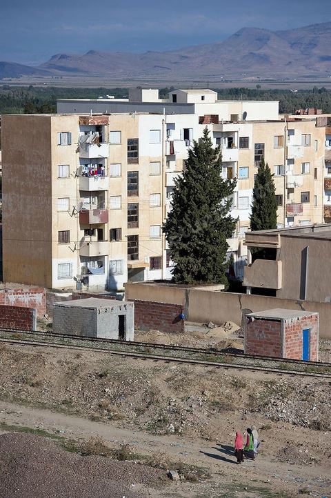 26 septembre 2011 : le centre ville de Kasserine