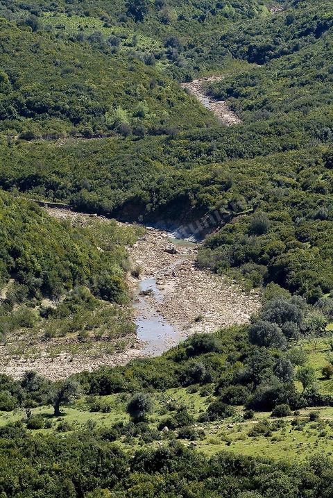 Paysage dans les montagnes de Kroumirie
