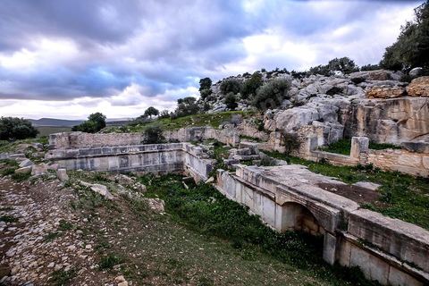 Temple des Eaux sur les hauteurs du Site archéologique romain et byzantin de Aïn Tounga, anciennement Thignica, se situe à une vingtaine de km de Dougga. il est un des nombreux exemples de grands sites archéologiques en Tunisie qui ne bénéficie d'aucune protection, au milieu d'un village ce site n'est ni cloturé, ni gardé et donc menancé de dégradations et de disparition. 