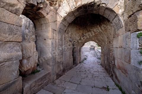 Théâtre sur le site archéologique romain de Bulla Régia, dans le nord ouest de la Tunisie.