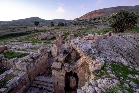 Théâtre sur le site archéologique romain de Bulla Régia, dans le nord ouest de la Tunisie.