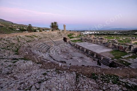 Théâtre sur le site archéologique romain de Bulla Régia, dans le nord ouest de la Tunisie.
