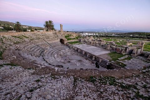 Théâtre sur le site archéologique romain de Bulla Régia, dans le nord ouest de la Tunisie.