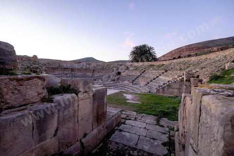 Théâtre sur le site archéologique romain de Bulla Régia, dans le nord ouest de la Tunisie.