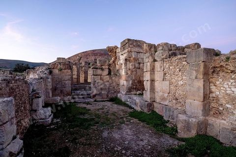 Théâtre sur le site archéologique romain de Bulla Régia, dans le nord ouest de la Tunisie.