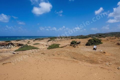 Après le cap Ras Angela, une fois engagèe sur cette piste qui longe la mer, c'est une succession sur près de 10 km de criques rocheuses surplombant la mer et protégeant des plages de sables blanc : Cap Sloumka, Cap Hmem, Cap Sidi Bechir, ... sont les quelques lieux à décourvrir pour sa nature, sa beauté, sa fraîcheur estivale et ses immenses plages de sables fins.