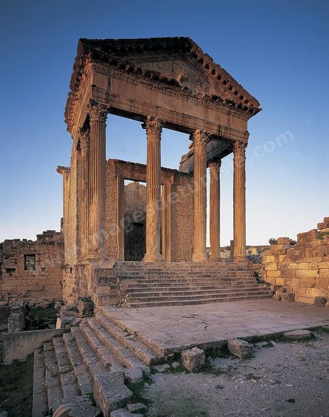 Capitole de Dougga, 167 ap JC