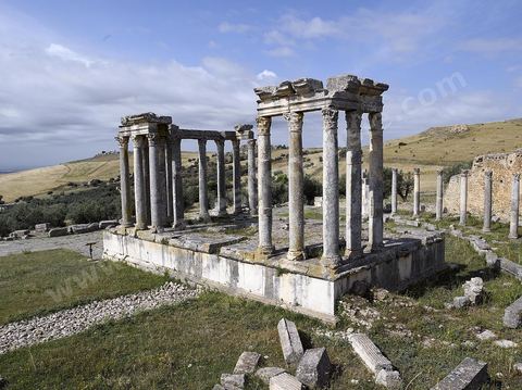 Site archéologique romain de Dougga classé patrimoine de l'Unesco