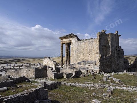 Site archéologique romain de Dougga classé patrimoine de l'Unesco