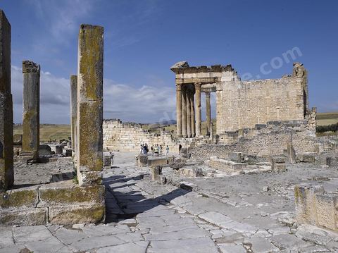 Site archéologique romain de Dougga classé patrimoine de l'Unesco