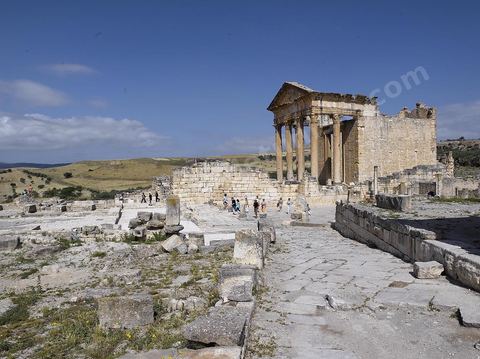 Site archéologique romain de Dougga classé patrimoine de l'Unesco