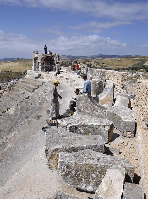 Site archéologique romain de Dougga classé patrimoine de l'Unesco