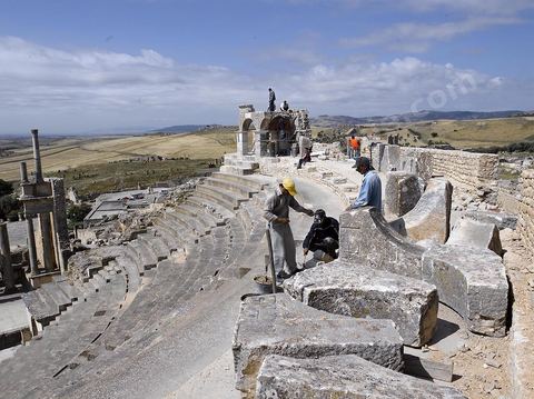 Site archéologique romain de Dougga classé patrimoine de l'Unesco