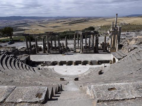 Site archéologique romain de Dougga classé patrimoine de l'Unesco