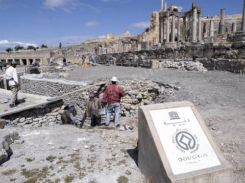 Site archéologique romain de Dougga classé patrimoine de l'Unesco