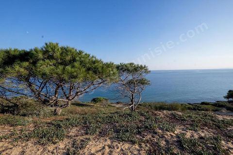 Sidi el Mekki Beach is famous for its location between the hill and its beautiful white sand. The beach runs along the cape of the same name. 