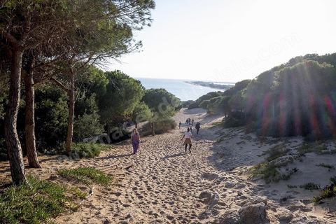 Sidi el Mekki Beach is famous for its location between the hill and its beautiful white sand. The beach runs along the cape of the same name. 