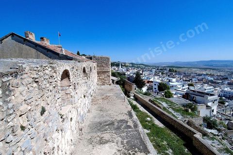 Vue sur la ville du Kef depuis la Kasbah