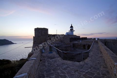 Coucher de soleil depuis le fort génois de Tabarka