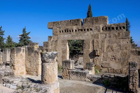 Maison de la cascade dans le quartier d'habitations romaines. Utique est un site archéologique localisé à l'emplacement d'une ancienne cité portuaire fondée par les Phéniciens dans l'Antiquité. Il est situé au nord de l'actuelle Tunisie, à une trentaine de kilomètres au nord-ouest de Carthage. La ville aurait été fondée en 1101 avt JC en tant que comptoir commercial phénicien. Elle est réputée comme l'une des plus anciennes villes de la Méditerranée occidentale.