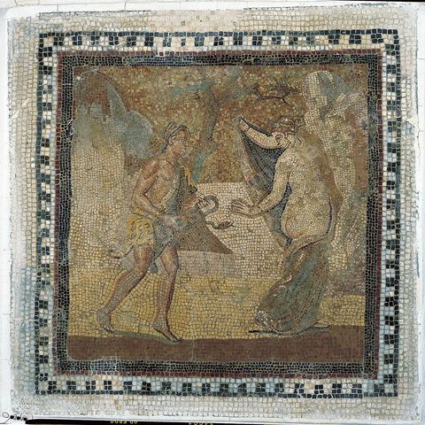 mosaique du musee d'El Jem