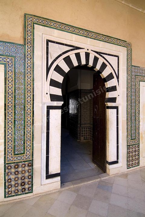 mosquée de la zaouia Sidi Sahab ou mosquée du barbier à Kairouan