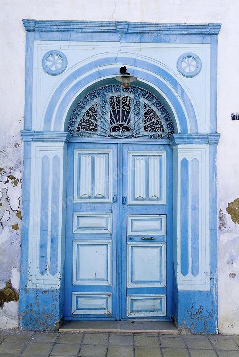 porte dans les osuks de la medina de Kairouan