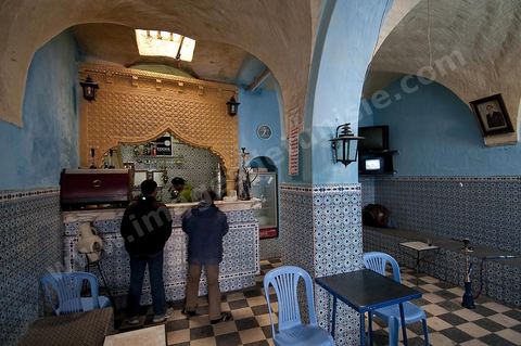 Traditional café in the medina of Kairouan