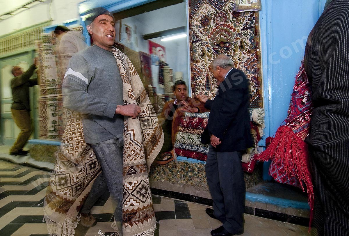 Le souk aux tapis