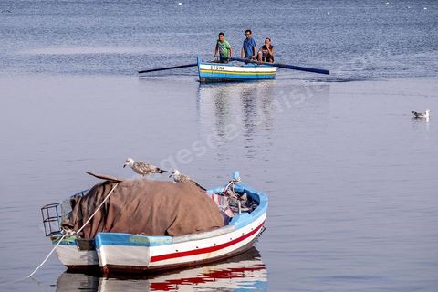 La corniche nord de la presqu'île a été aménagé en promenade, sur ce bord de mer, les mahdois viennent de rafraichir en fin de journée et les petits pêcheurs partent déposer et retiere leurs filets. La presqu'île de Mahdia est le coeur historique de la ville, avec la medina et à sa pointe le cimetière marin et le borj. La partie résidentielle, appellée Borj Erras, est un mélange de palais et de maisaons traditionnelle de pêcheurs. 