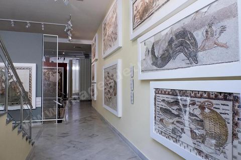 Salle des mosaiques marines au musée archéologique de Sousse dans la Kasbah située en haut de la medina de Sousse