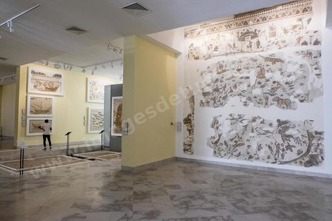 Salles des mosaiques du musée archéologique de Sousse dans la Kasbah située en haut de la medina de Sousse