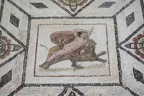 Mosaique - musée archéologique de Sousse dans la Kasbah située en haut de la medina de Sousse