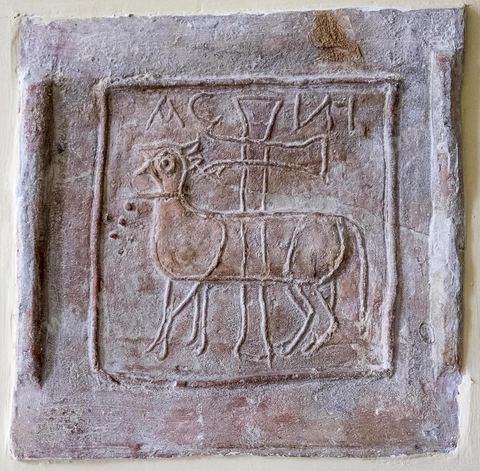 Carreau en terre cuite - musée archéologique de Sousse dans la Kasbah située en haut de la medina de Sousse