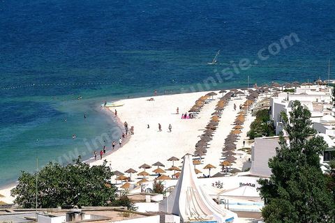 Vue aérienne de la zone touristique de Sousse Port El Kantaoui