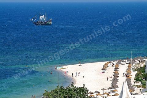 Vue aérienne de la zone touristique de Sousse Port El Kantaoui