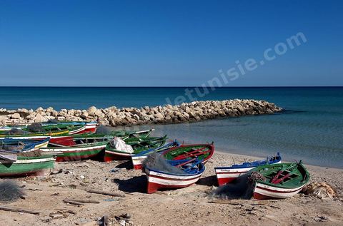 plage et cote rocheuse de Salakta