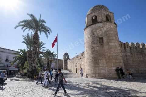 La grande mosquée de Sousse dans la medina. Sousse ou la perle du Sahel. 
